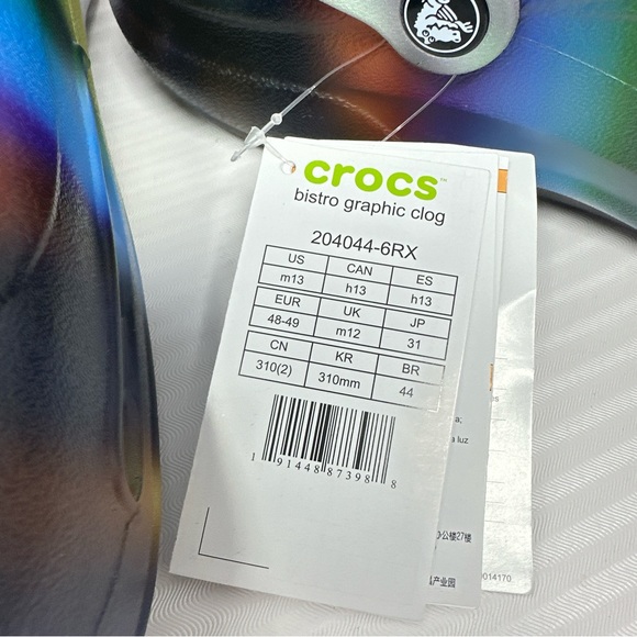 Crocs Bistro Work Graphic Clog Men’s 13 - Picture 6 of 10